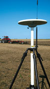 Realtime kinematic (RTK) base stations provide GPS correction to offer centimetre guidance accuracy. (Image courtesy of Case IH)